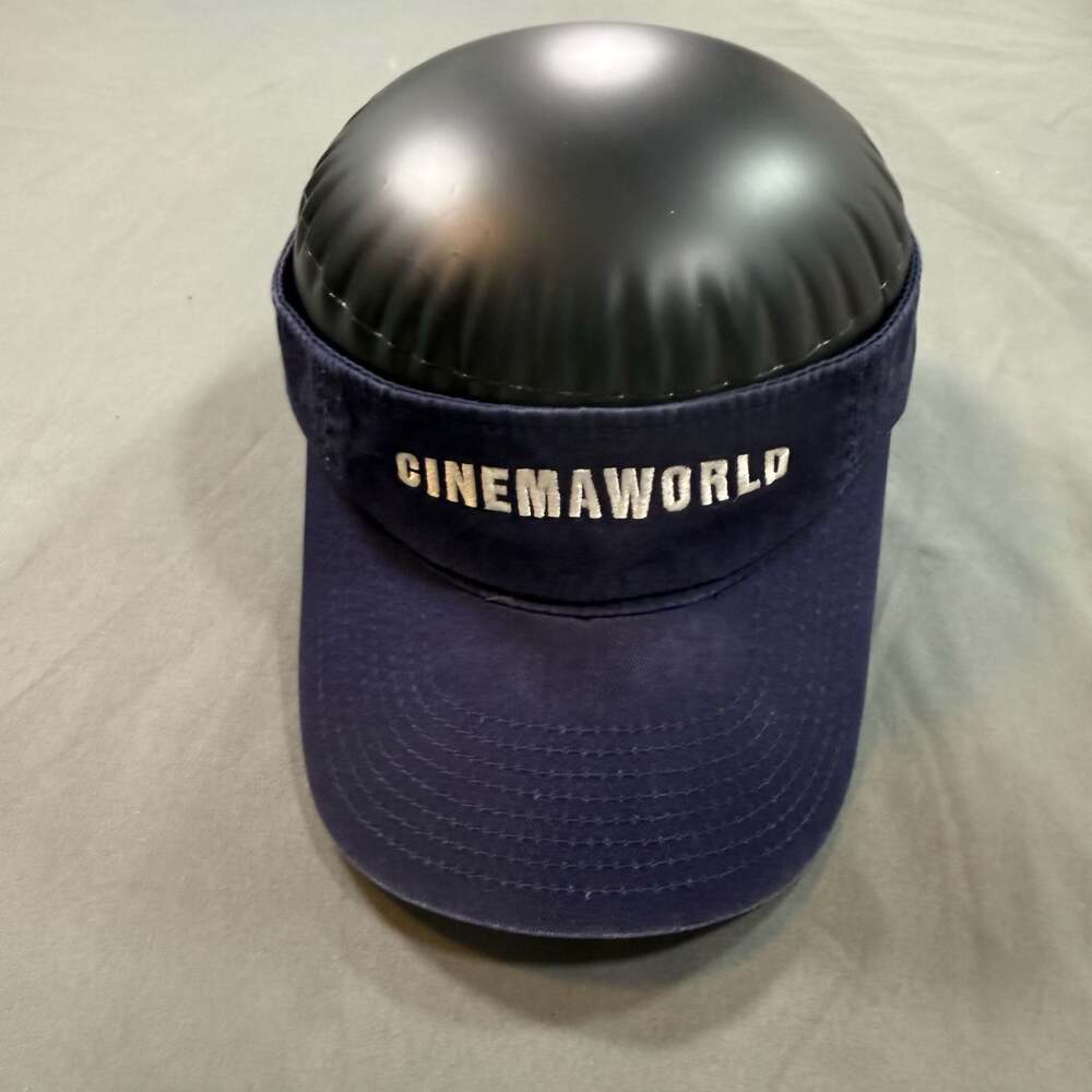Luna Pier Cinemaworld Embroidered Navy Blue Sun Visor Hat